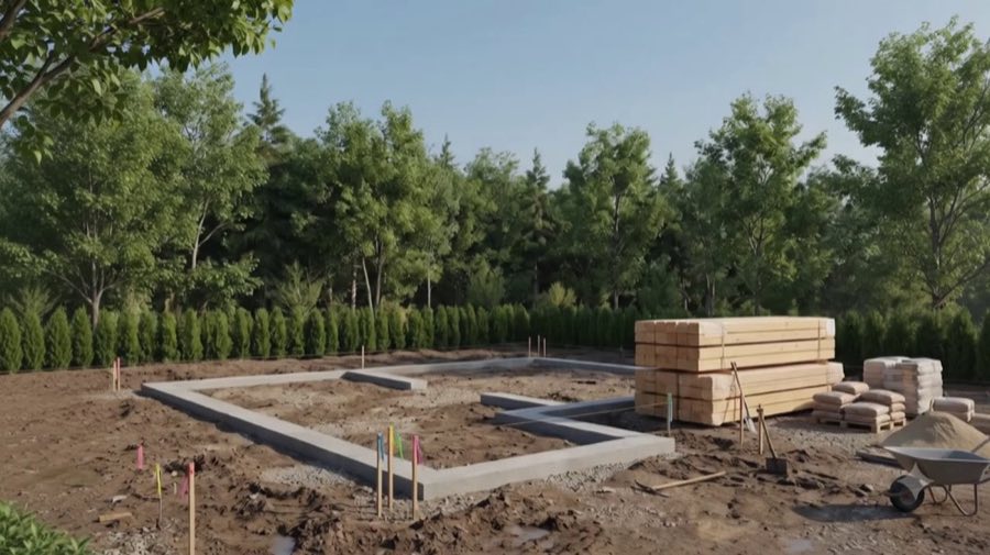 Этапы строительства каркасного дома