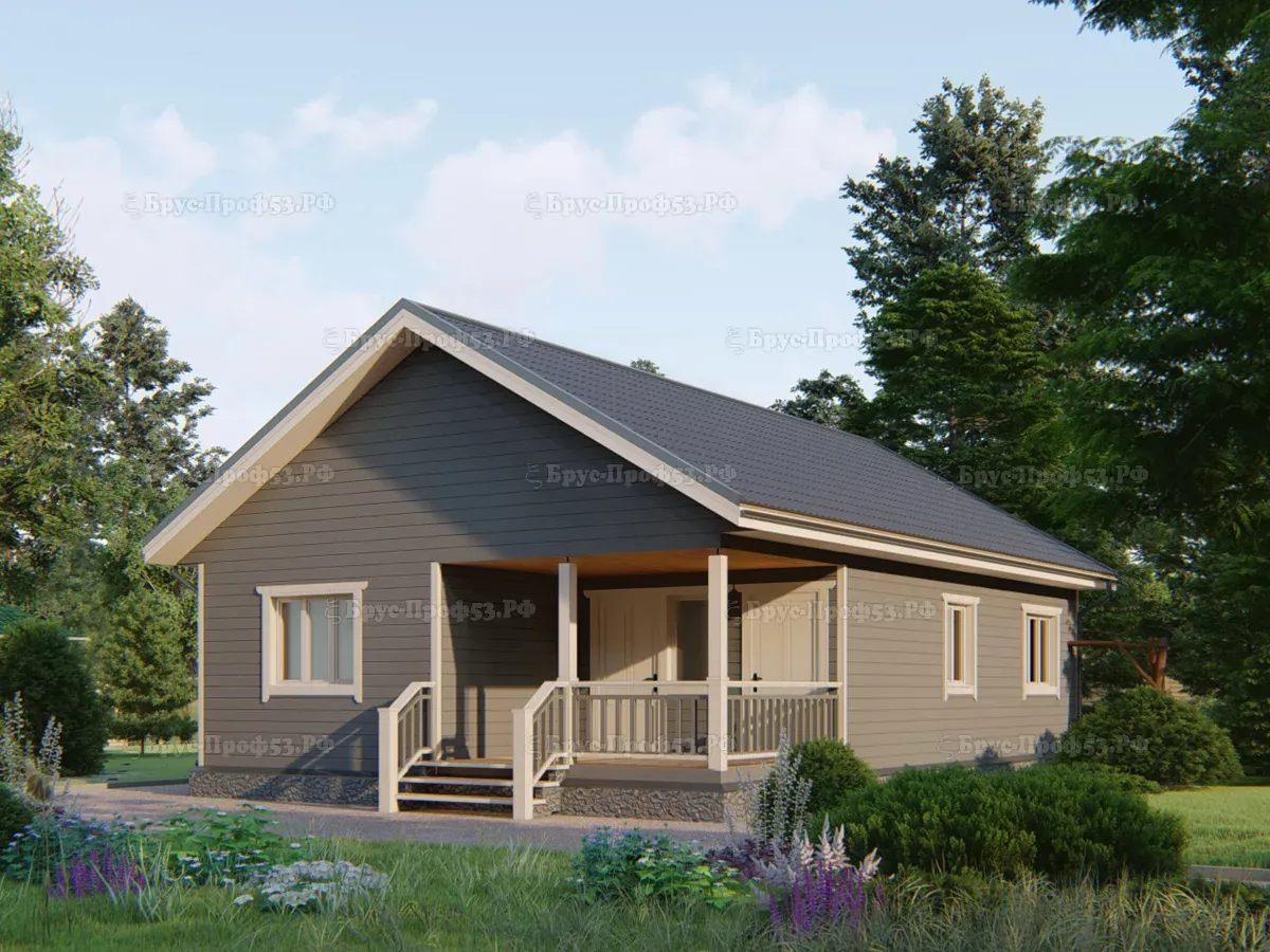 Каркасный дом Dk 31 — 86,3 м², 8×12 м