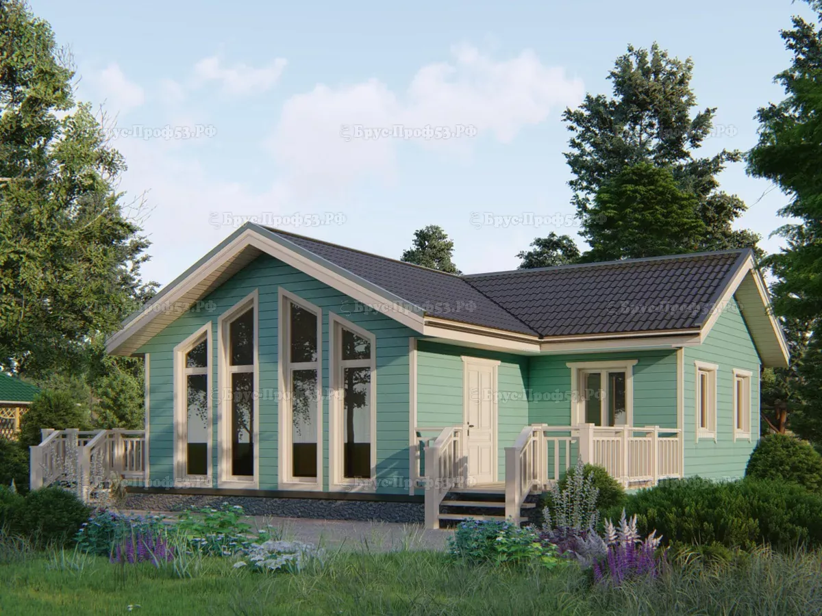 Каркасный дом Dk 46 — 102,4 м², 9×12 м